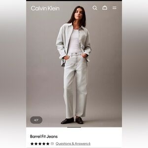 Calvin Klein Barrel Fit Jeans